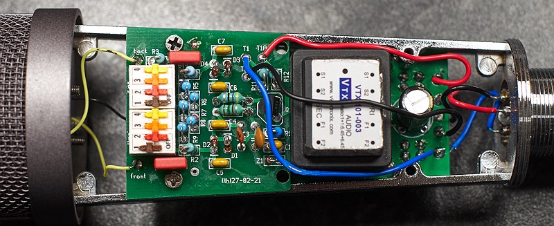 polarisation board for tapered mic body