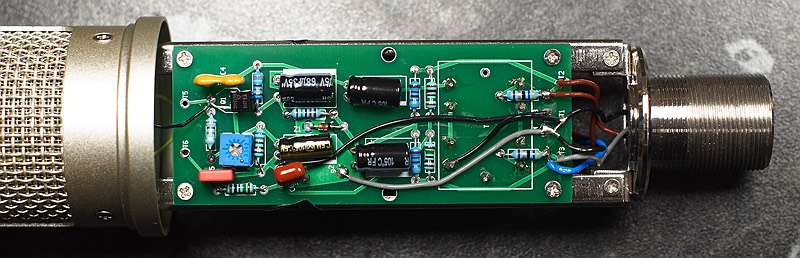 board for cylinder mic