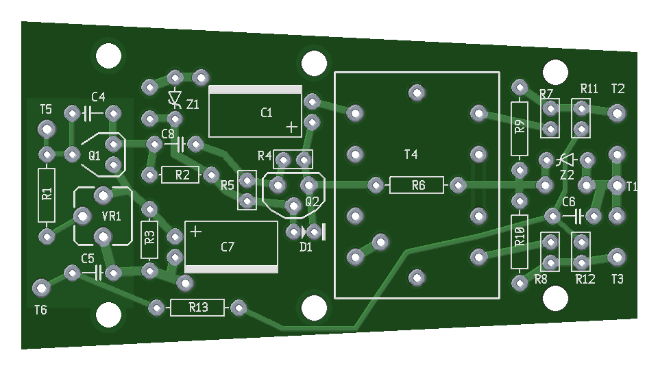 hybrid pcb for tapered mic body